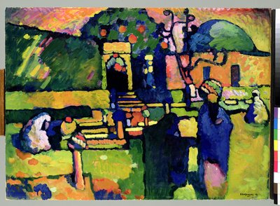 Arabian Graveyard by Wassily Kandinsky